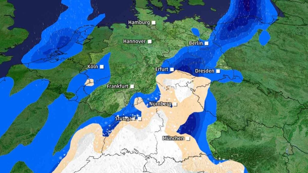 Bis zu 30 Zentimeter Schnee Winterchaos im Frühling